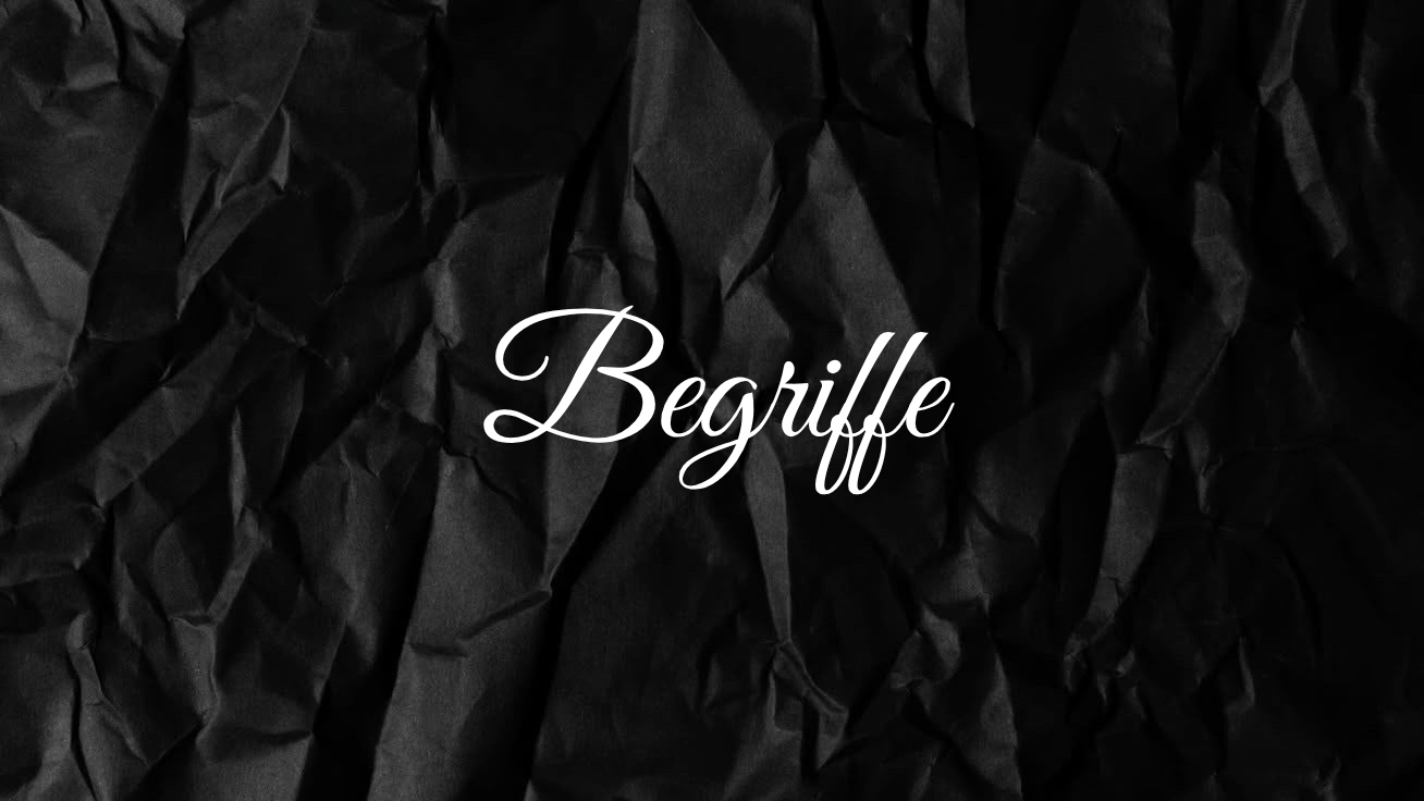 Begriffe